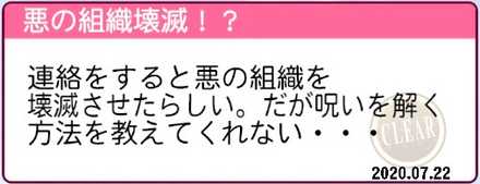 悪の組織壊滅！？