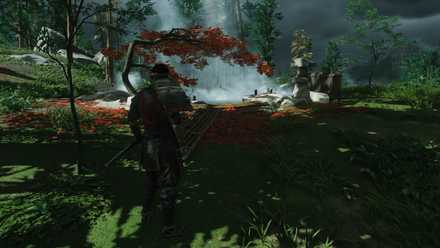 ゴーストオブツシマの昇り木の秘湯