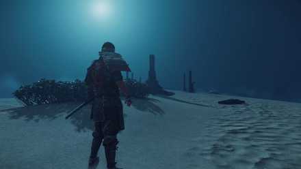 ゴーストオブツシマの金田の入り江の石碑