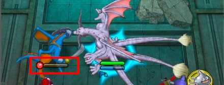 リザードマンのHPを減らす