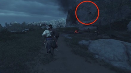 ゴーストオブツシマの白い葉のついた木のルート説明