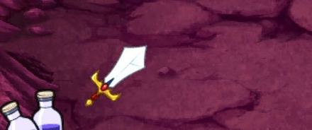 サソリを倒すと剣が出現