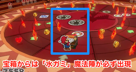 水ガミ魔法陣を出現させよう