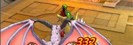 ドラゴンを攻撃