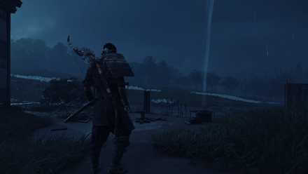 ゴーストオブツシマの有明の稽古台