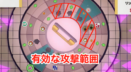 背後のフタをハンマーで攻撃