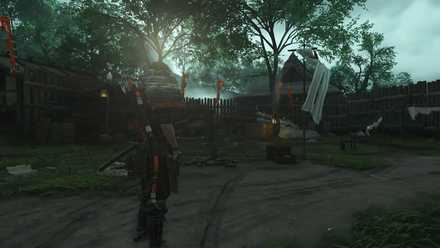 ゴーストオブツシマの小茂田の稽古台