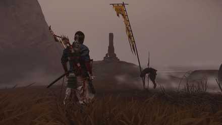 ゴーストオブツシマの東郷の水田の石碑