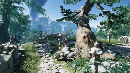 ゴーストオブツシマの樫根の森のこおろぎ