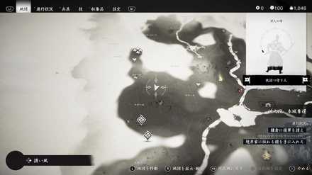 ゴーストオブツシマの樫根の森のこおろぎ