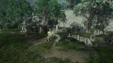 ゴーストオブツシマの木こりの林のこおろぎ