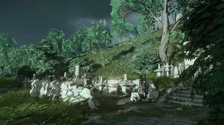 ゴーストオブツシマの若子の滝のこおろち