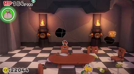 中央部屋のスカスカ穴