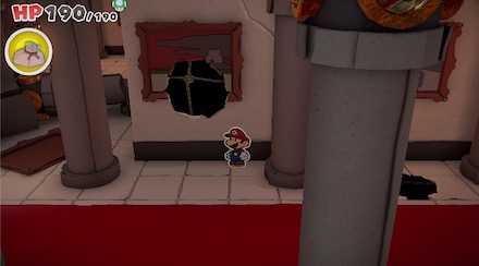 右の部屋のスカスカ穴