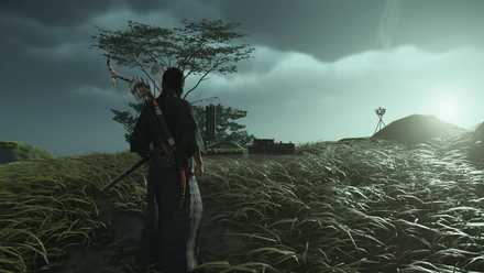 ゴーストオブツシマの鑓川の稽古台