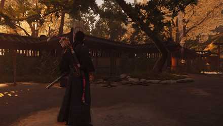 ゴーストオブツシマの大綱の稽古台