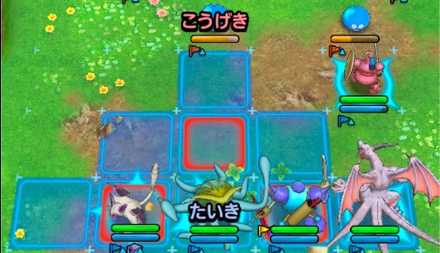 前列は物理攻撃主体のキャラ