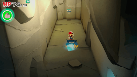 PDWを叩き青いカニの動きを止める