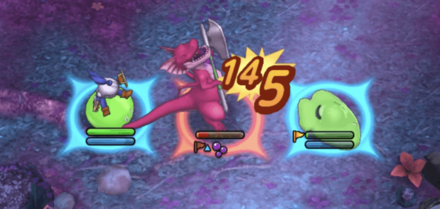 2体を倒したら上に移動し毒を入れる