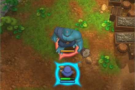 ギガンテスをおびき寄せる