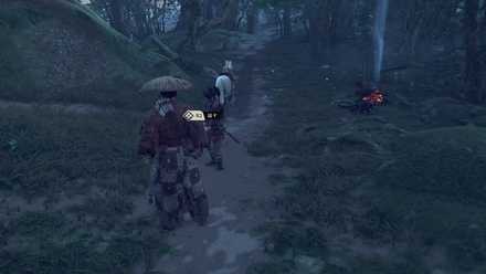 ゴーストオブツシマの黒犬