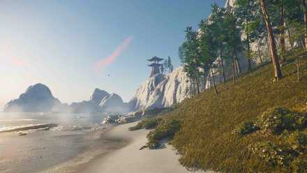 崖際の高い建物を探す