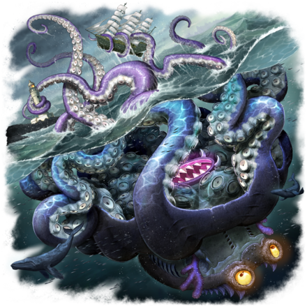 オセロニアの［邪気のない嗜虐］クラーケンの画像