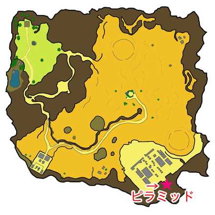 ピラミッド行き方マップ