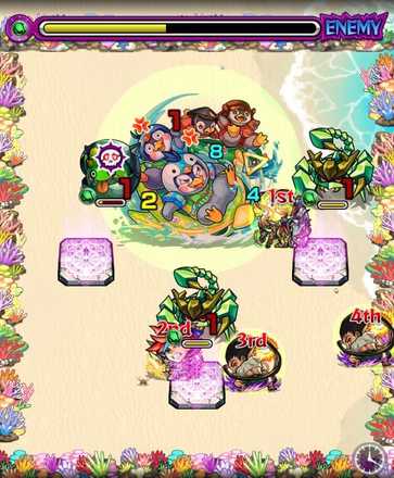 ペンペンファイターズ ステージ1 ドクロ処理後