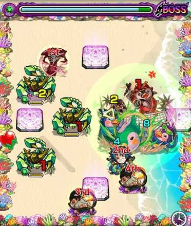 ペンペンファイターズ ボス1 ドクロ処理後