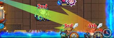 仲間に触れると攻撃アップ