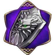 銀獅子の守りの画像