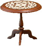 アンティークなミニテーブル画像