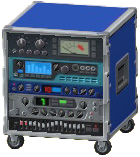 エフェクターラックのブルーの画像