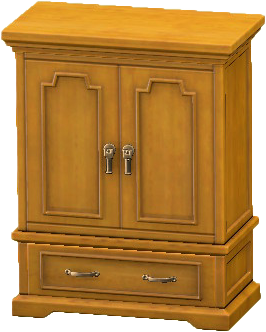 アンティークなワードローブのナチュラルの画像