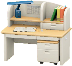 がくしゅうデスクのホワイトの画像