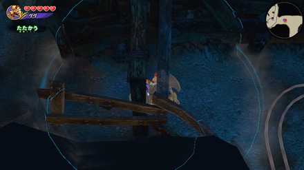 入り口左手の敵がケアルを落とす