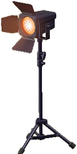 スポットライトのオレンジの画像