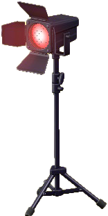 スポットライトのレッドの画像