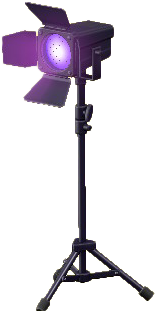 スポットライトのパープルの画像