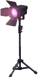 スポットライトのピンクの画像