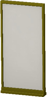 シンプルなパネルのゴールドの画像