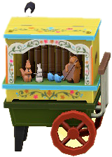 てまわしオルガンのイエローの画像