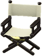 ディレクターズチェアのブラックの画像