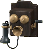 アンティークなでんわのブラックの画像