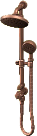シャワーセットのブロンズの画像
