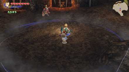 入って真正面の敵がケアルをドロップ