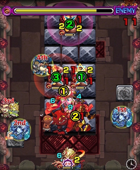 ステージ 3 弱点移動