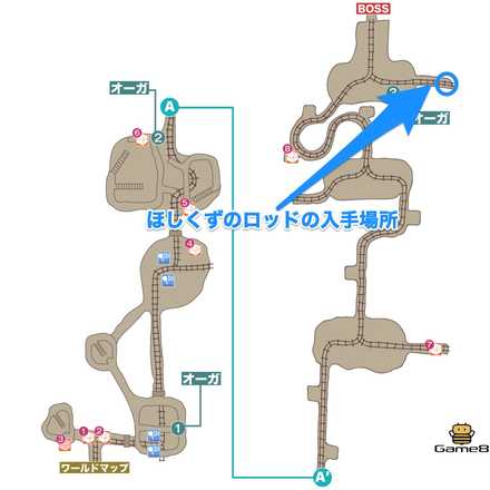 瘴気鉱山カトゥリゲスのマップ