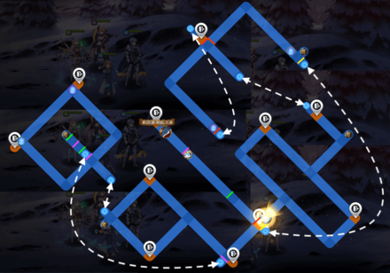 オーロラの森の画像